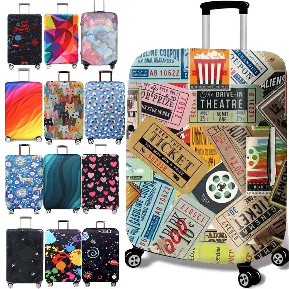 Luggage Cover Protector (18-32) Inch Travel Suitcase Protective Cover ...