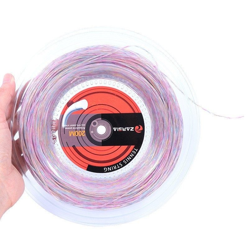 Cross-border Ready Stock Colorful Flower Silk Tennis Line Rainbow Line ...