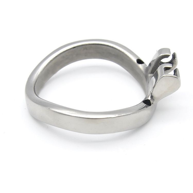 Stainless Steel Metal Chastity Lock Ring Anti-Drop Ring Lock Cylinder ...