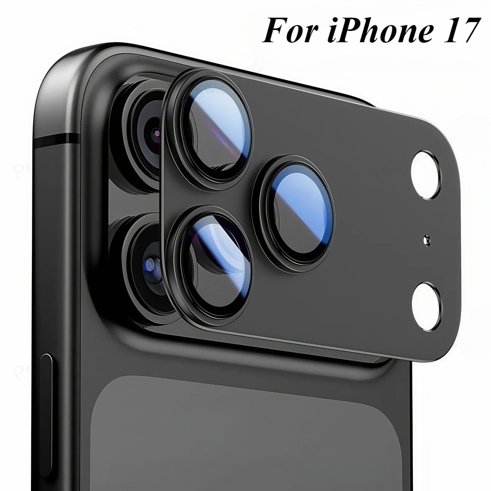 Metal Camera Ring Lens Glass For iPhone 17 Air 17 Pro Max Back Camera ...