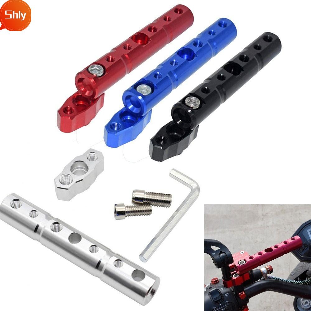 SHLY Rearview Mirror Rack Useful Motorcycle Accessories Extend Adapter ...