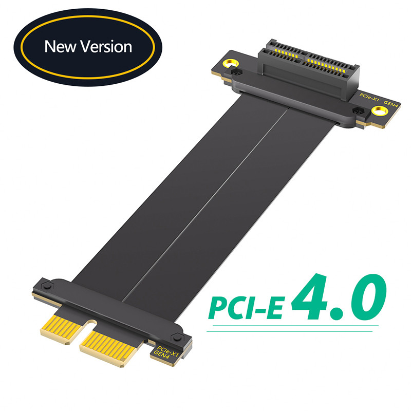 2Sk 15cm PCI-E 1x Riser Karte Extender Adapter Verlängerung Kabel Flachbandkabel - Foto 11