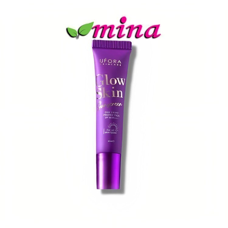 UFORA Sunscreen Glow Skin 10ml SPF50/PA+ ORI HQ Day Light Protection ...