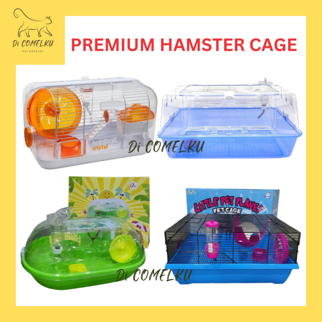 View of Premium Hamster Cage / Sangkar Rumah Hamster | Shopee Malaysia