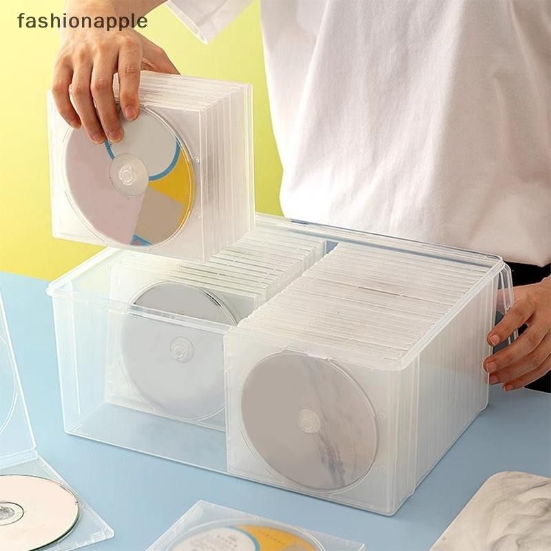 FAMY Transparent And Dustproof CD Storage Box Home DVD Storage Disc CD ...