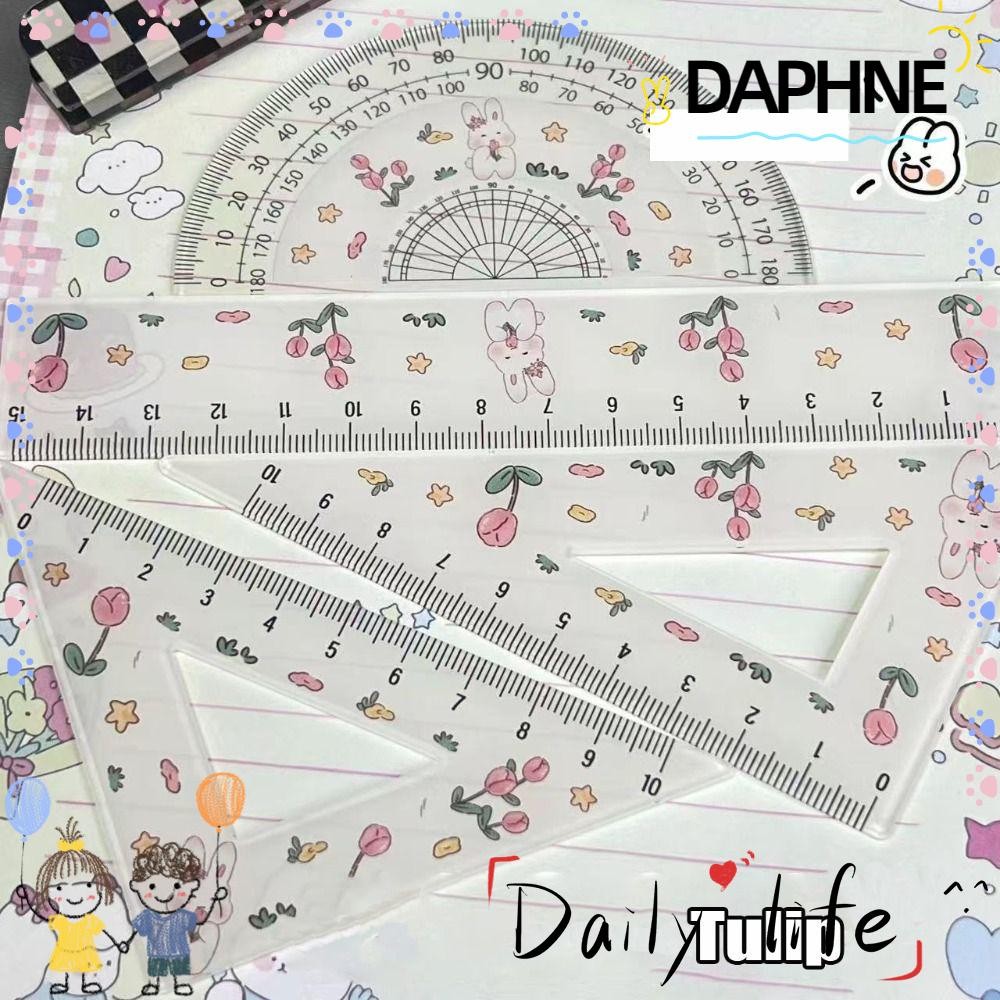 DAPHNE-HOME 4Pcs/Set Ruler Set, Multifunctional Hatsune Miku/Jujutsu ...