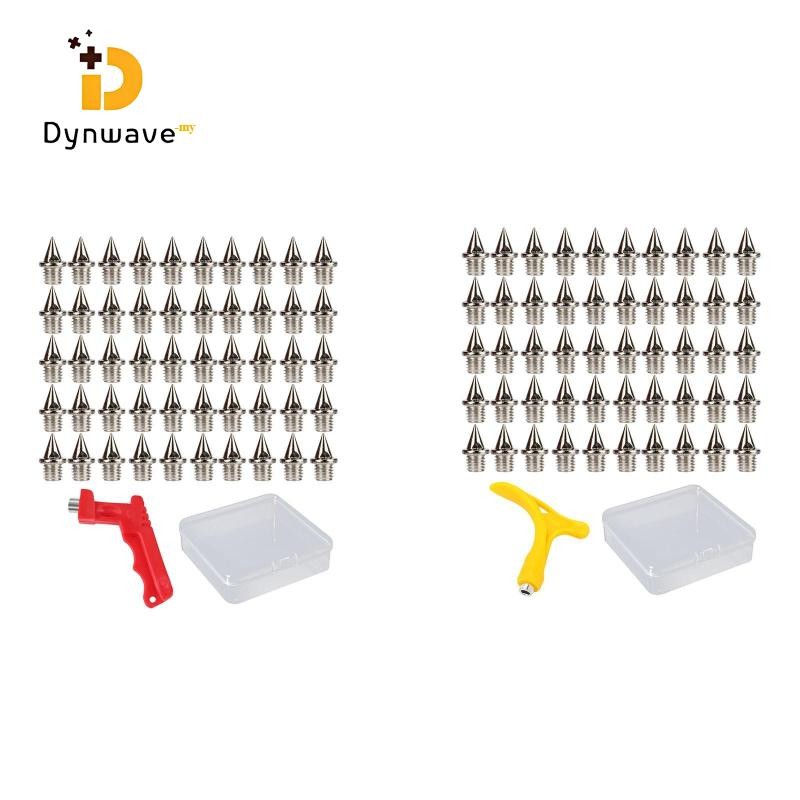 Dynwave 50Pcs Track Shoe Spikes with Spike Wrench Track and Field ...