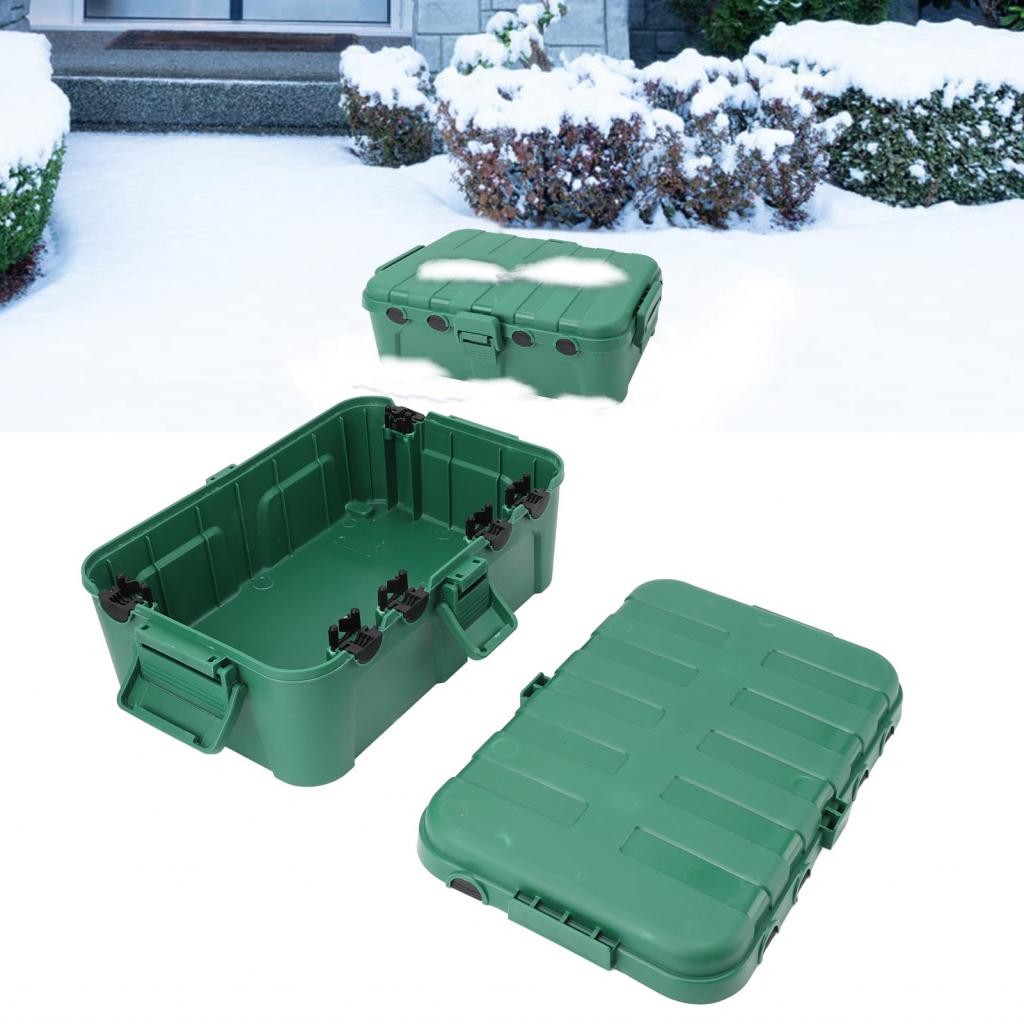 EVERECO Weatherproof Outdoor Electrical Box – IP54 Rated, Lockable, And Spacious Enough For Power Strips, Timers, And Holiday Lights