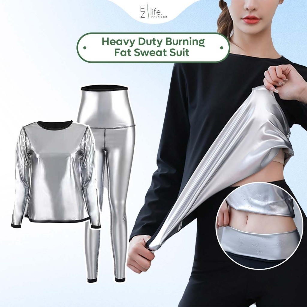 Neoprene Sauna Weight Loss Zip Up Sweat Vest Sweat Suit Heavy Duty