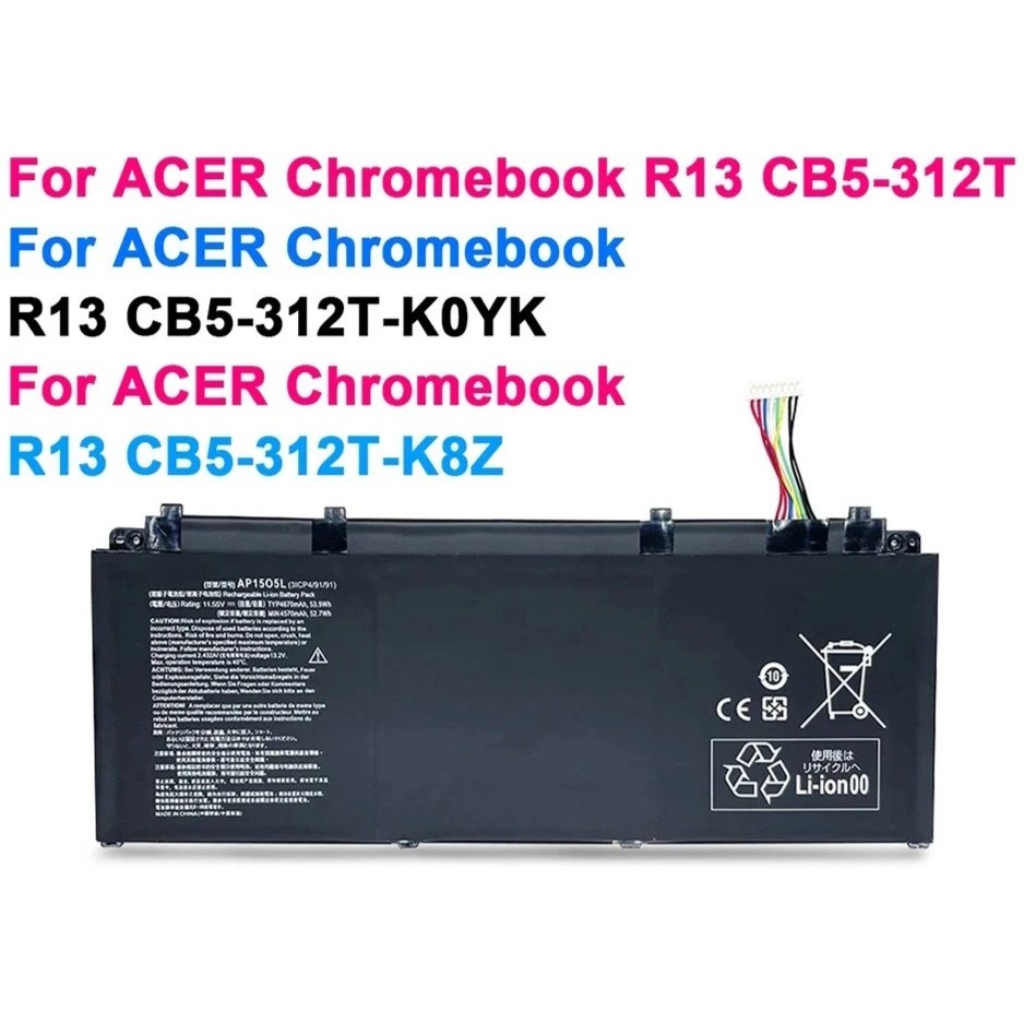 AP1505L Laptop Battery For Acer Aspire S 13 S5-371 S5-371-56VE AP15O3K ...