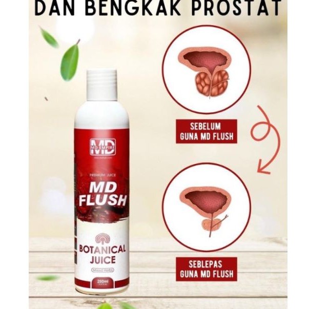 MD Flush prostate care juice for men and women / minuman jus untuk ...