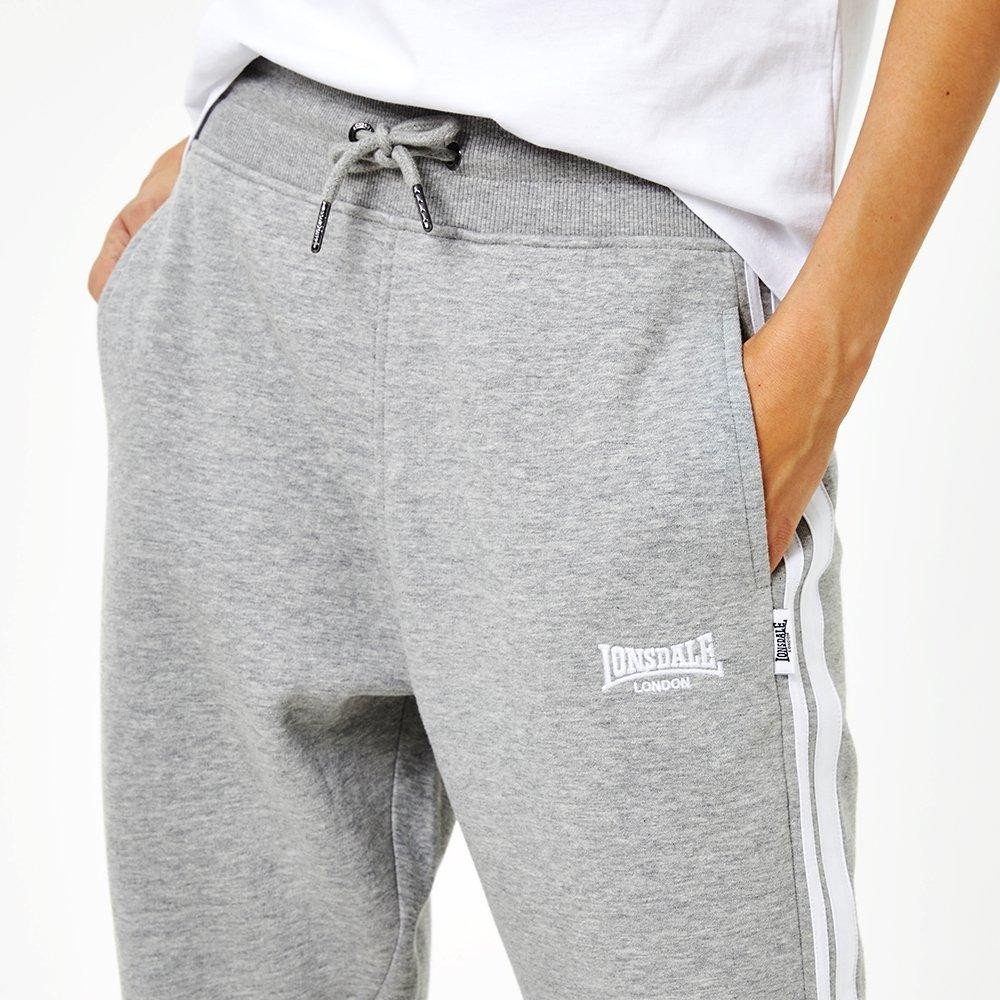 Lonsdale Womens Cuffed Jogger Grey Marl Sports Direct Shopee Malaysia