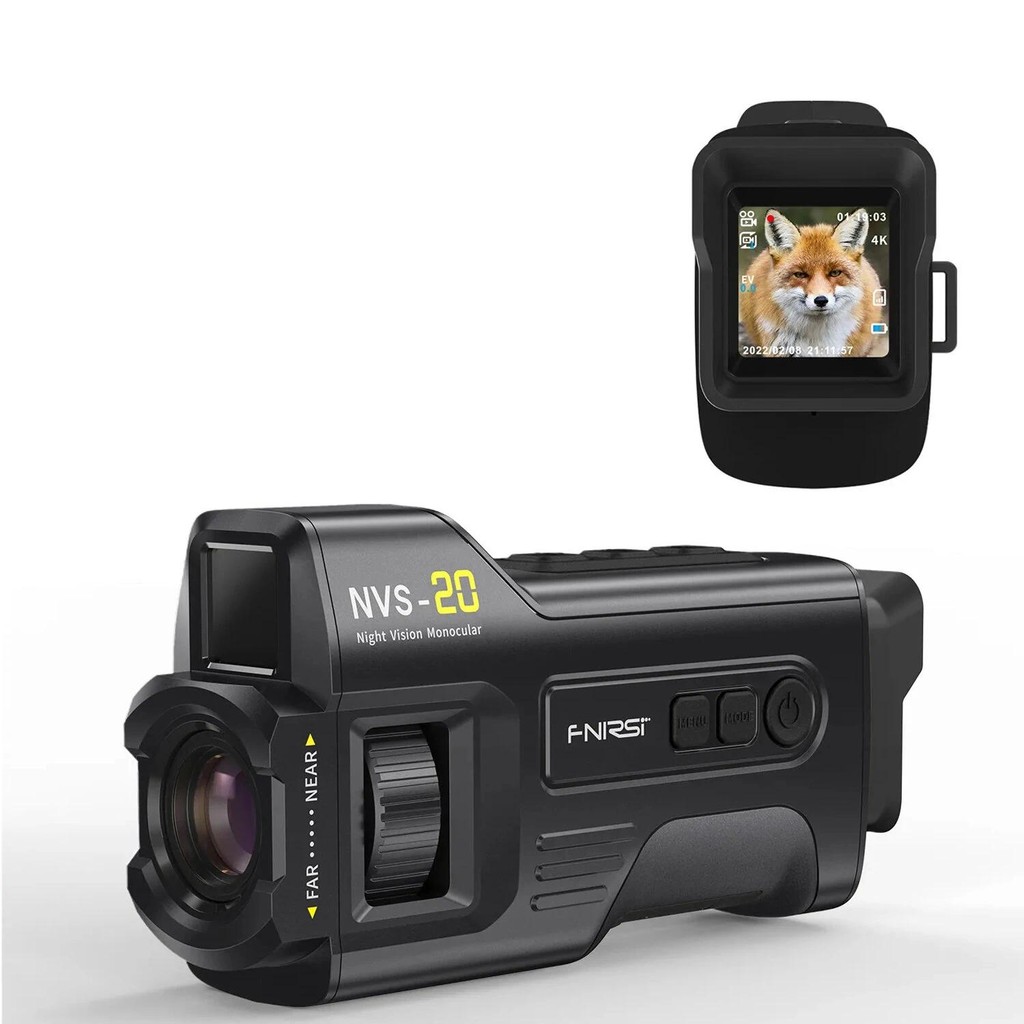 FNIRSI NVS-20 4K HD Monocular Night Vision Device Infrared 6x Digital ...
