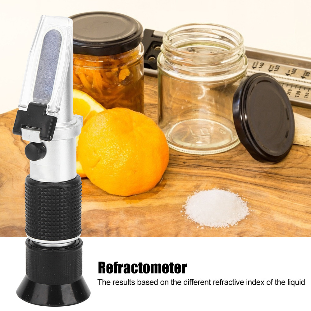 Brix Refractometer Meter Refractive Index Measure Sugar Content ...