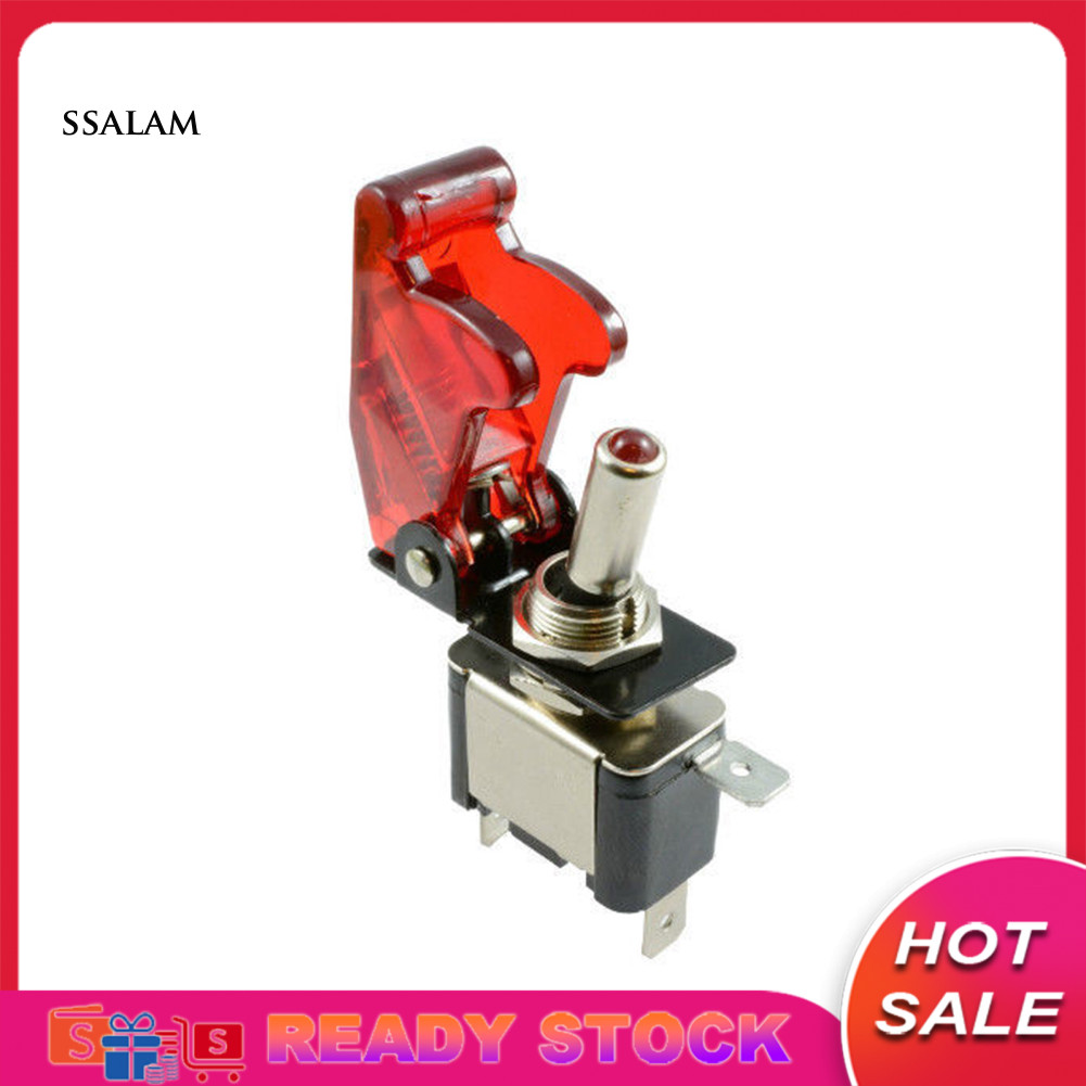 【Ready Stock] 12V 20A Car Dash Toggle SPST ON-OFF Illuminated LED Flip ...
