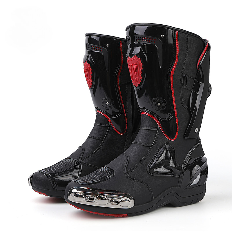Motorcycle Racing Boots Professiona Biker Shoes Motorbike Riding ...