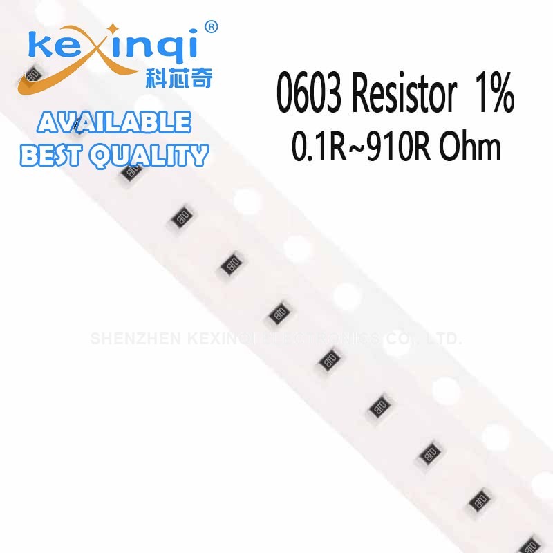 (100pcs) 0603 SMD Resistor 0.1R~910R 1% 1/10W 0.22R 0.33R 0R 1R 4.7R 3 ...