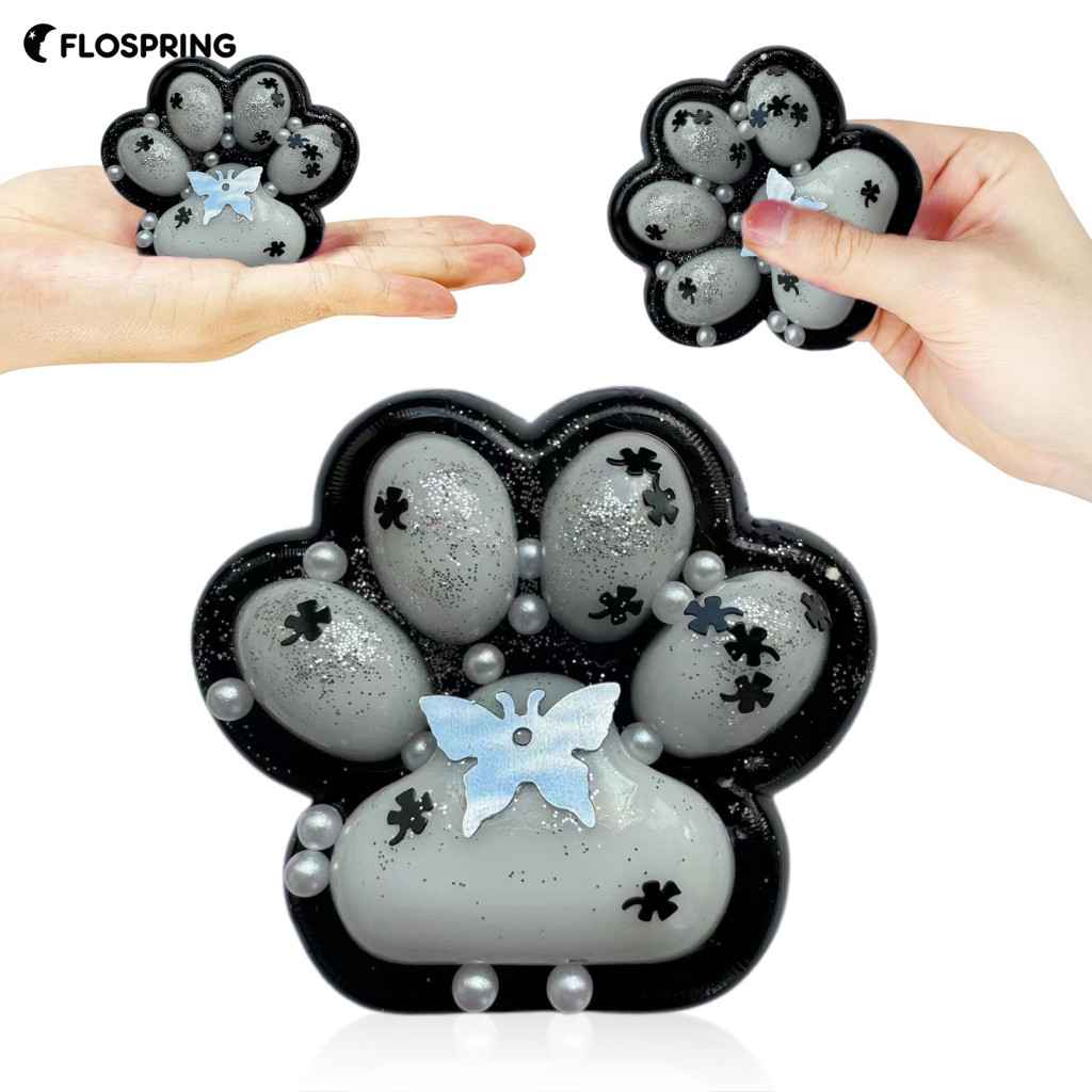 Animal Paw Fidget Toy Kids Kitten Paw Toy Soft Cat Paw Stress Relief ...