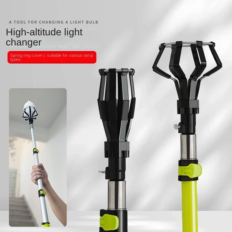 Telescopic pole light extractor, high-altitude bulb replacement ...