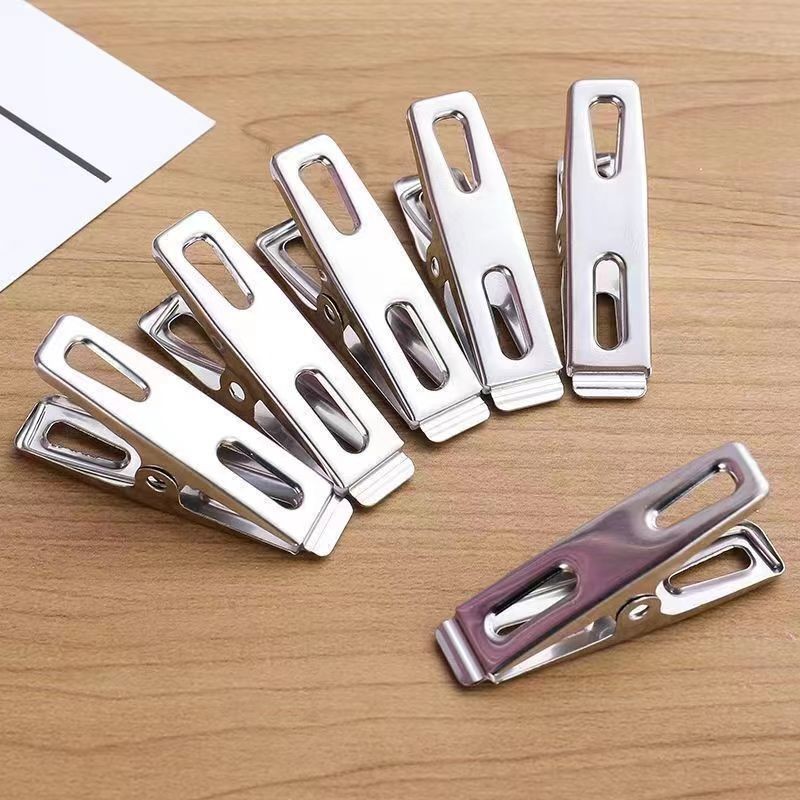 20PCS Stainless Steel Clothes Pegs Washing Clips Household Windproof ...