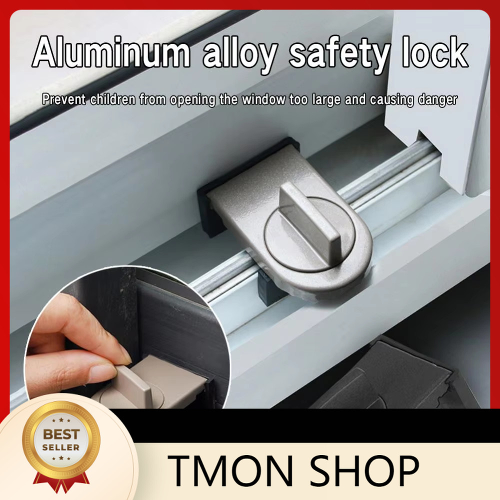 Window Safety Lock Aluminum Alloy Sliding Lock Sliding Door Anti-theft ...