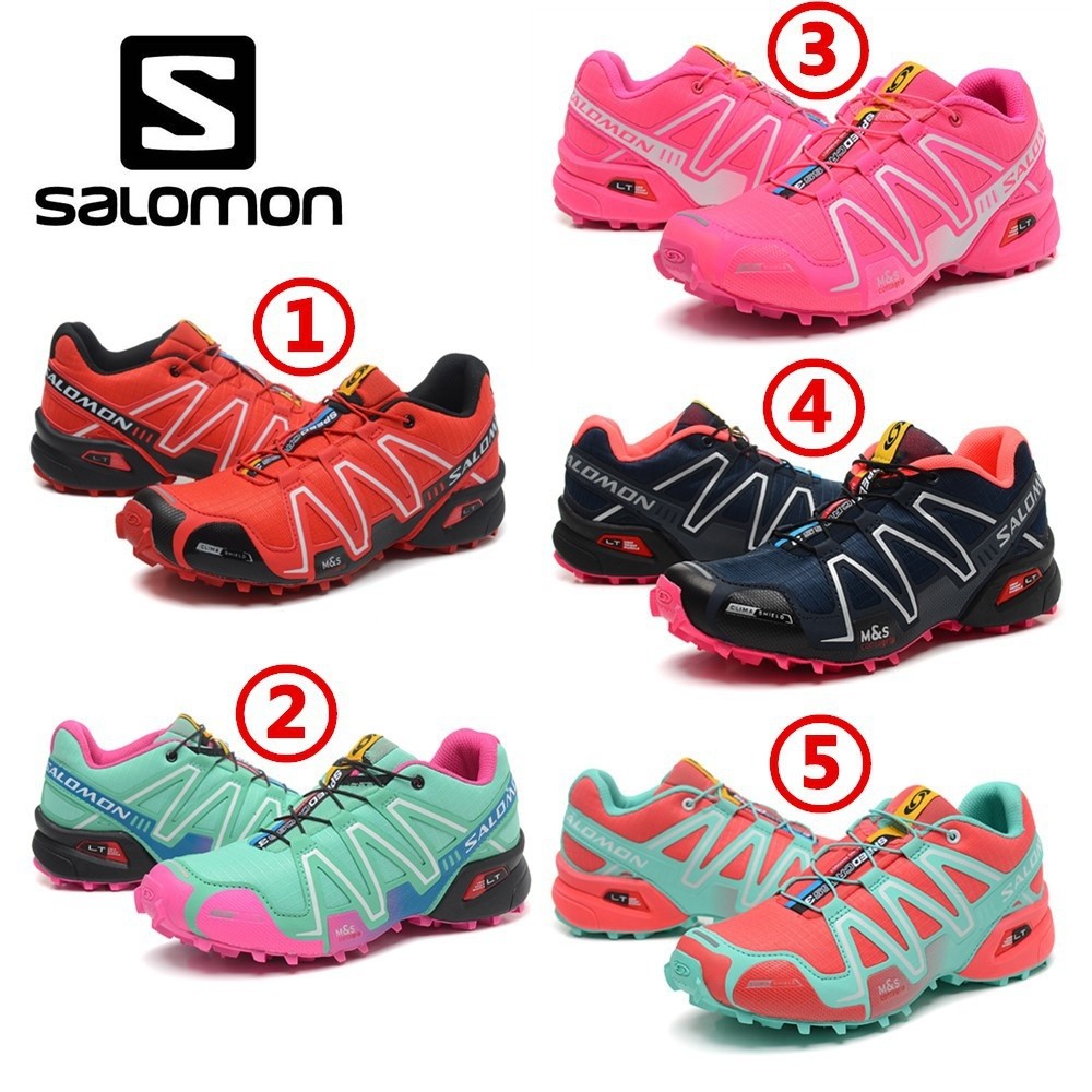 SALOMON bernafas jejak kasut berlari kasut wanita kasut Hiking kasut Hiking luar Shopee Malaysia
