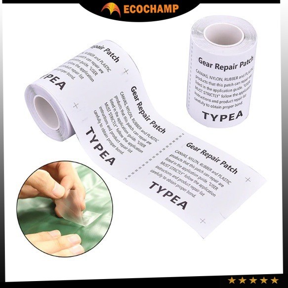 ECOCHAMP Transparent TPU Self Adhesive REPAIR PATCH Camping Tent ...