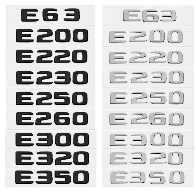 Car Trunk Letters Logo Emblem Badge Decals Sticker For Mercedes Benz E ...