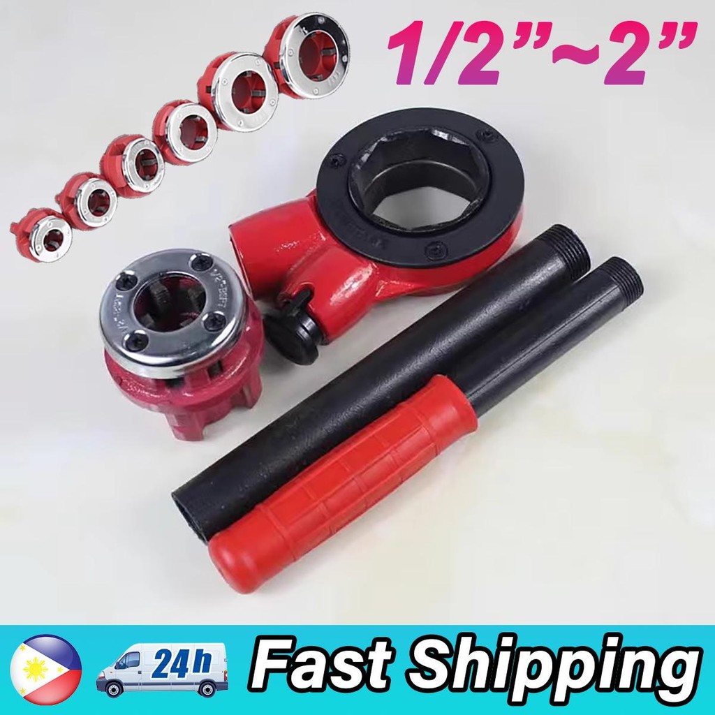 Manual Threading Machine Mini Screw Die Handle Galvanized Pipe Tapping ...