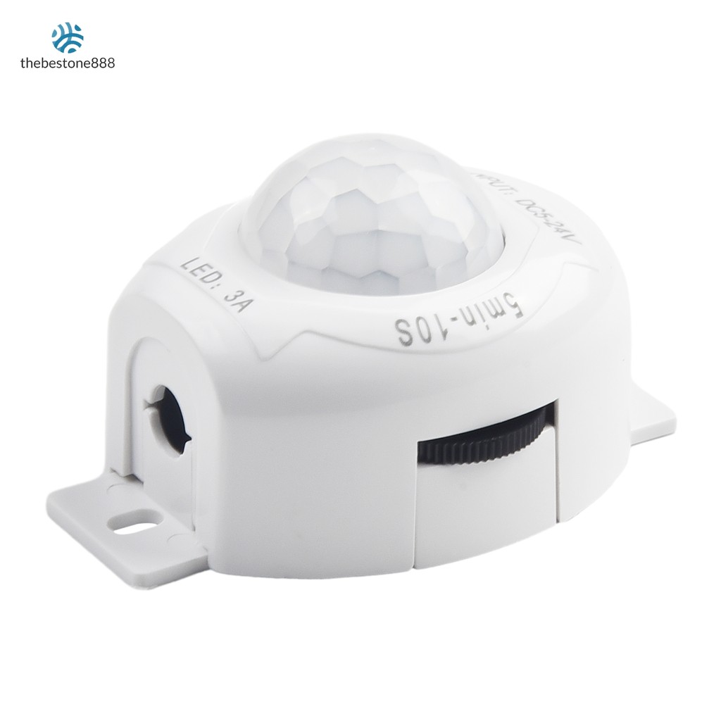 THEBEST! PIR Infrared Motion Sensor Detector DC5-24V Auto on Off Timer ...