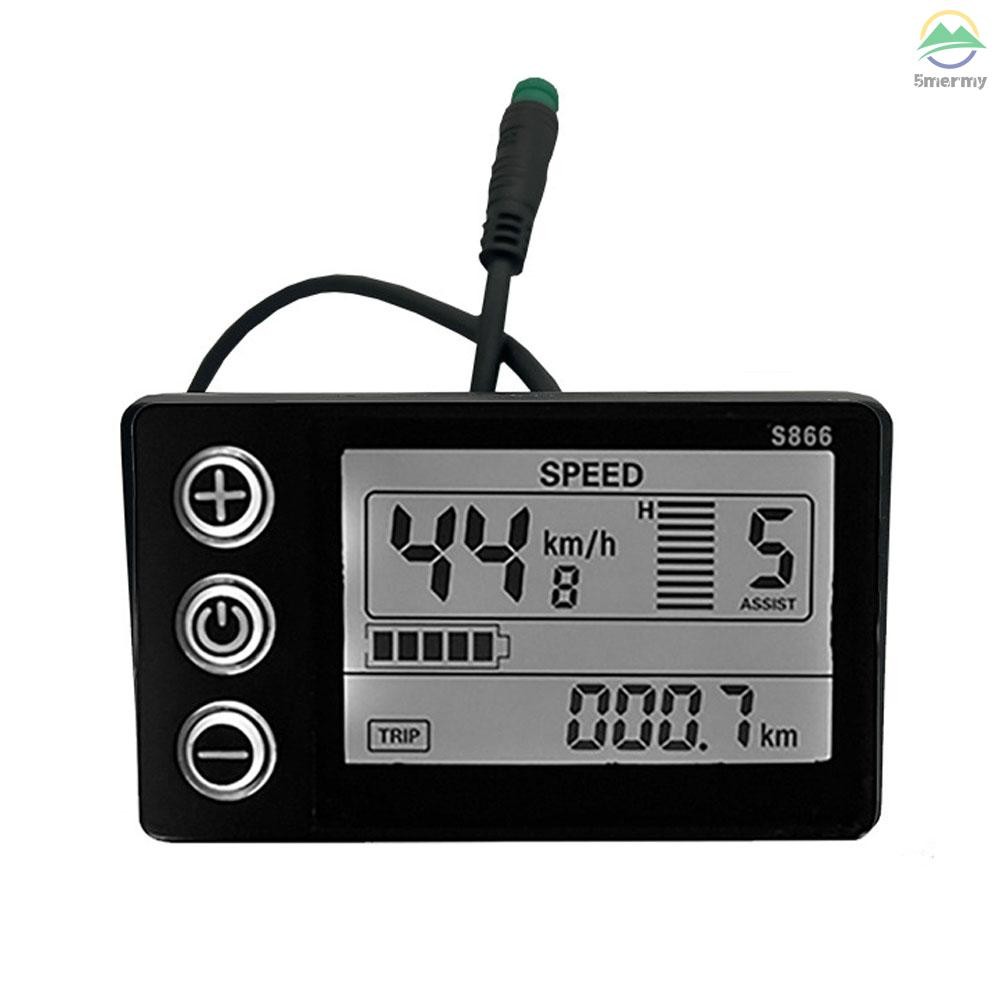 Lectric Ebikes E-Scooter LCD Display Panel 24V/36V/48V/60V