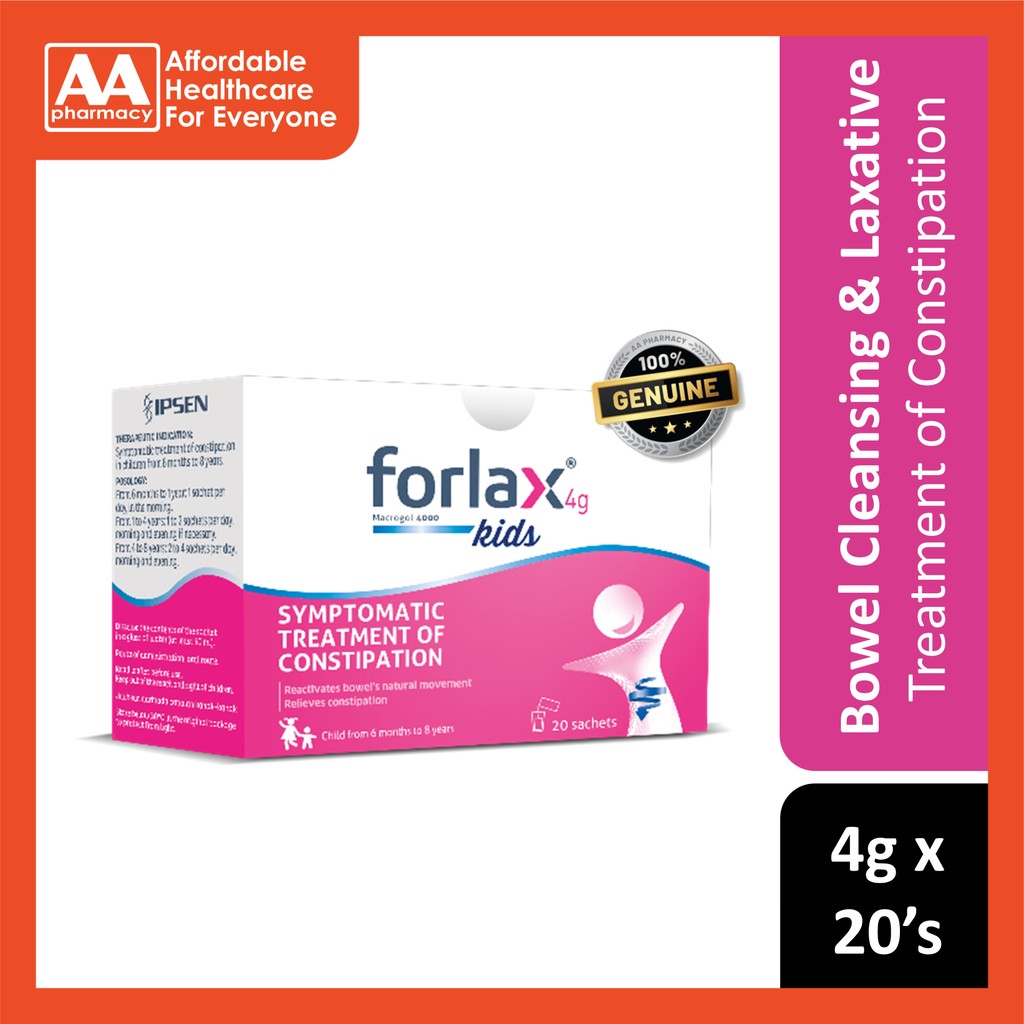 Forlax Powder 4g Sachet 20's (For Kid) | Shopee Malaysia