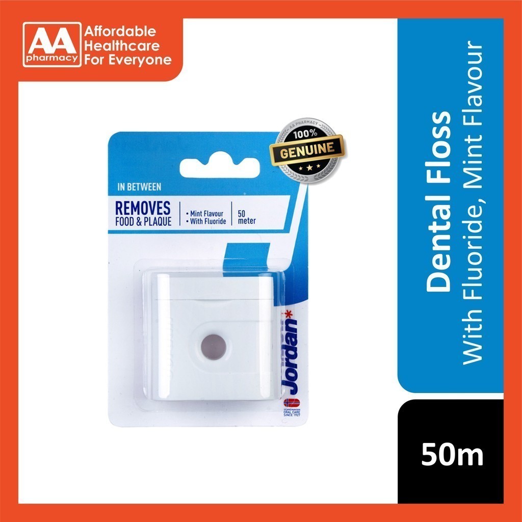 [CLEARANCE] [EXP 24/02/2025] Jordan Dental Floss In Between 50m (Mint ...