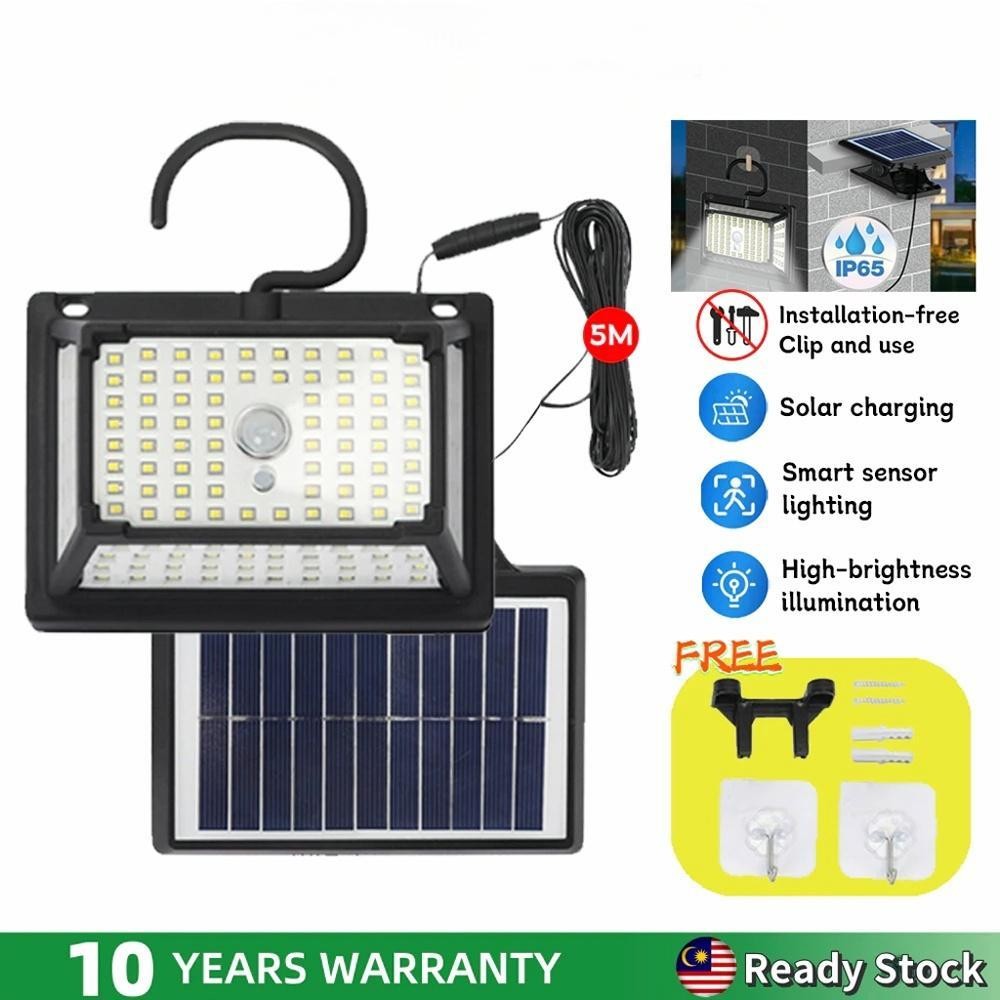 MEM Solar light outdoor lighting Lampu Solar Split Clip IP65 Motion ...