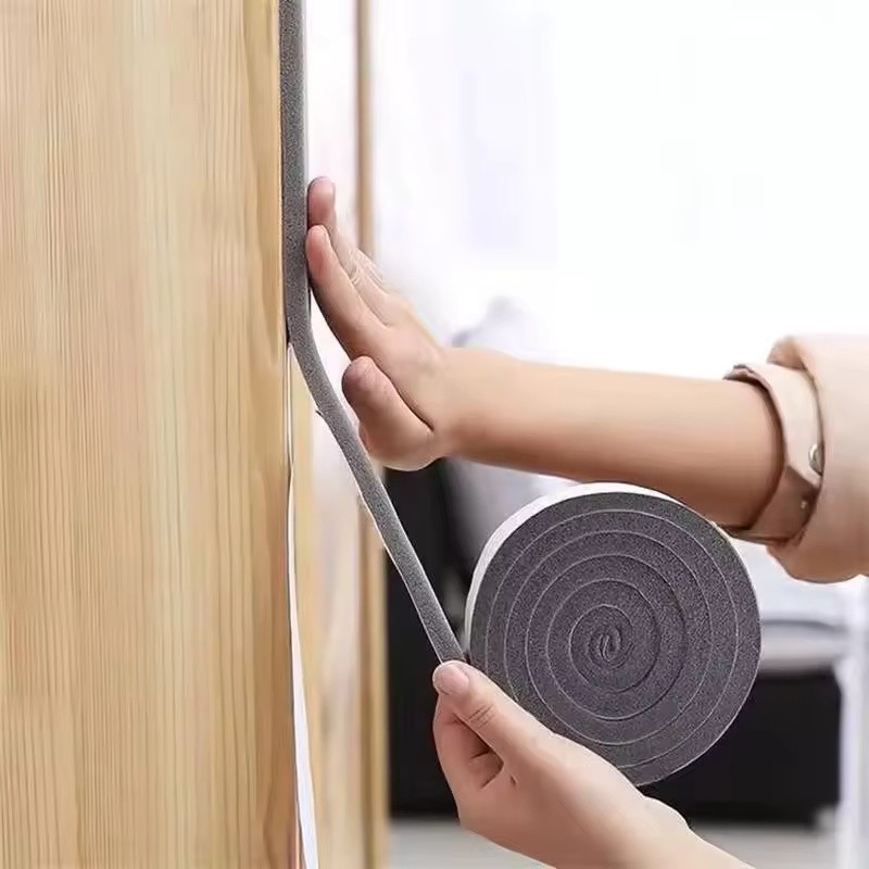 2M Door Gap Sealing Strip Self-adhesive Sponge Door Window Gap Seals ...