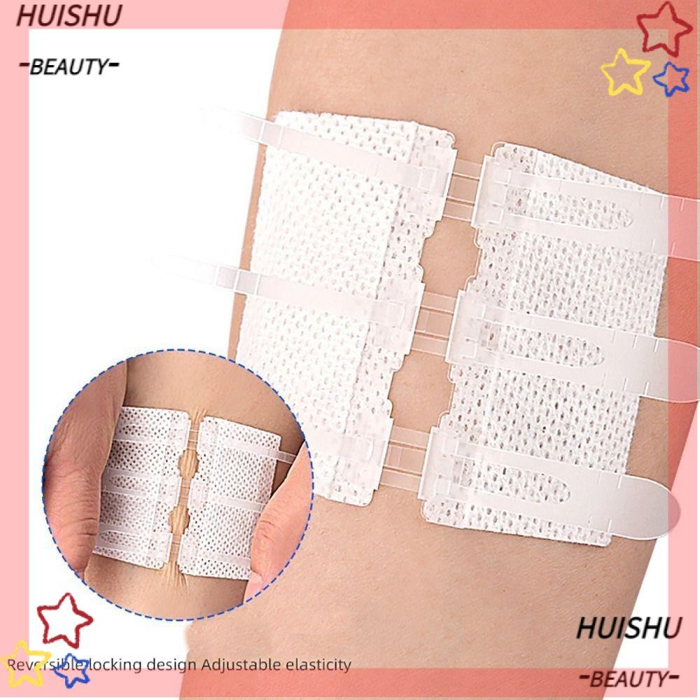 HUISHU Zip Sutures Bandaids, Without Stitches First Aid Emergency Wound