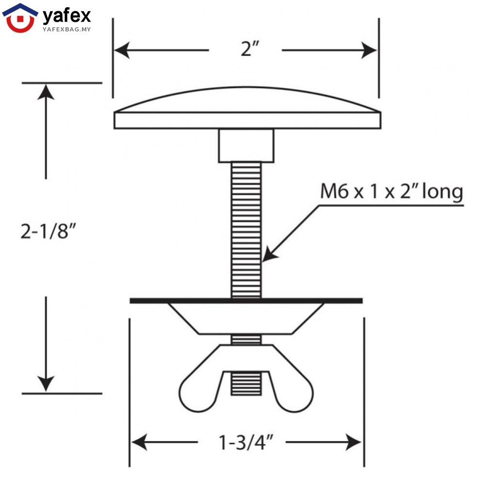 Stainless Steel Kitchen Sink Stopper Blanking Plug for Tap Holes 2inch