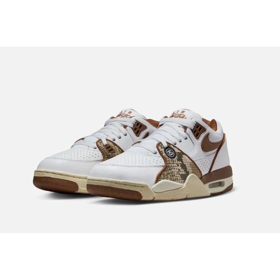 Nike Men's Air Flight 89 Low Sp 'Stussy Pecan' Sneakers