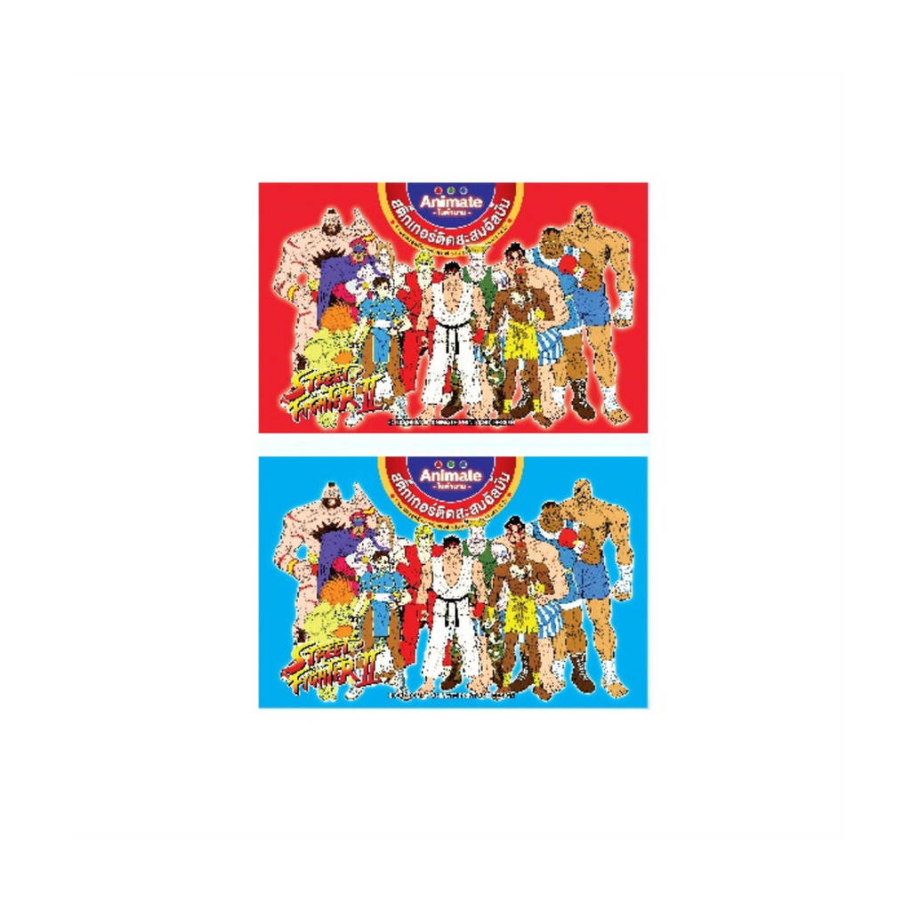 Street Fighter II Collection Sticker Pack (Assorted Colours) | Shopee ...