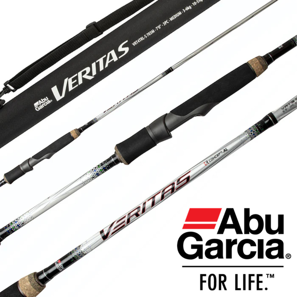 abu garcia original veritas 6'10" Tournament Casting Fishing Rod, 1-Piece Rod, 8-17 lb Line Rating, Medium Rod Rower, Moderate Fast Action : Sports & Outdoors Abu Garcia Veritas 2.0 Ice