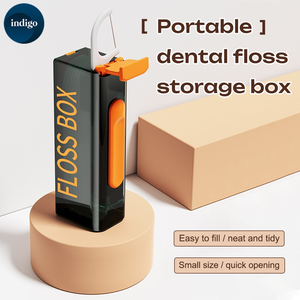 Portable Dental Floss Box Floss Stick Storage Dispenser Teeth Flosser ...