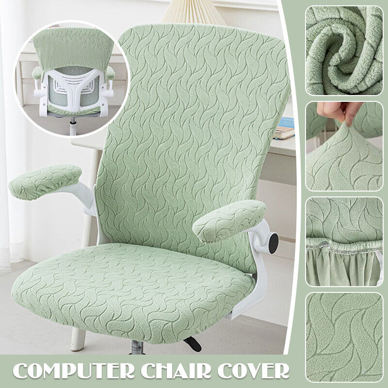 Universal Elastic Jacquard Office Chair Cover Anti-dirty Computer Seat ...