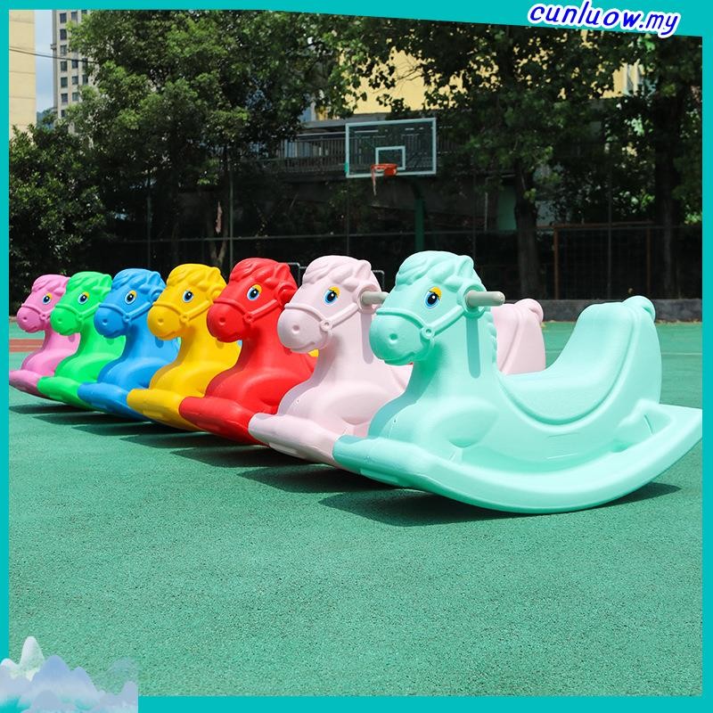 Cute Plastic Animals Rocking Horse Multi-Color Optional Kindergarten ...