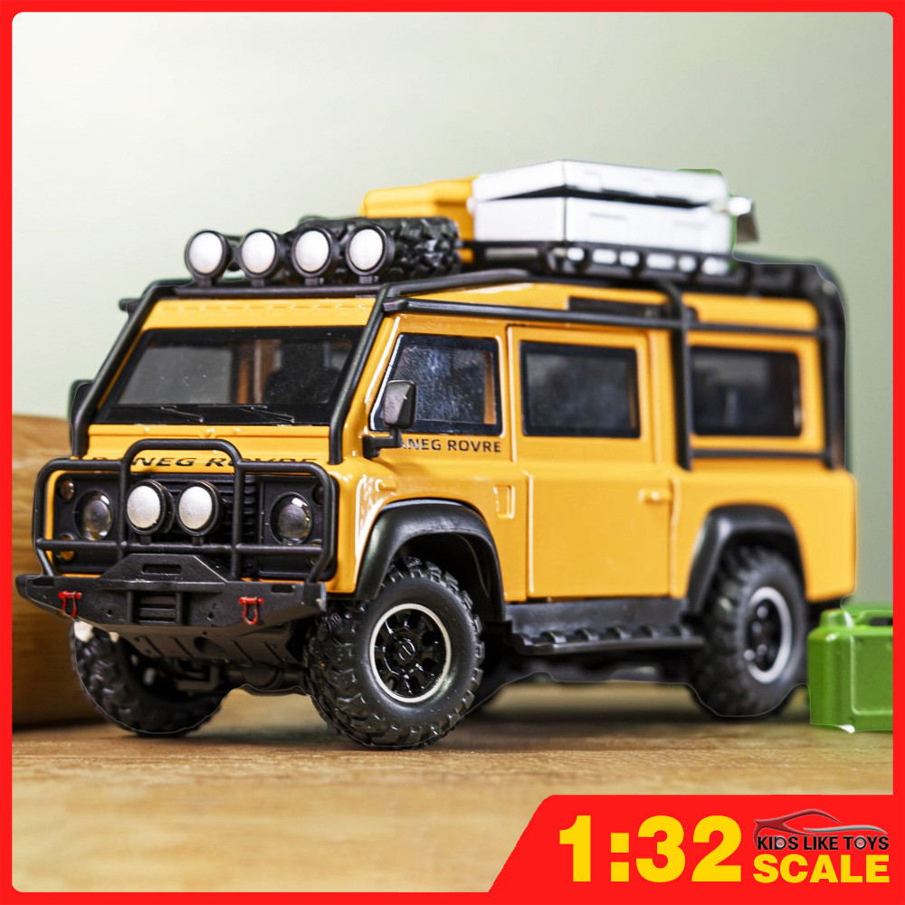 KLT 1:32 Land Rover Defender Van Diecast Model Car Alloy Cars Toys ...