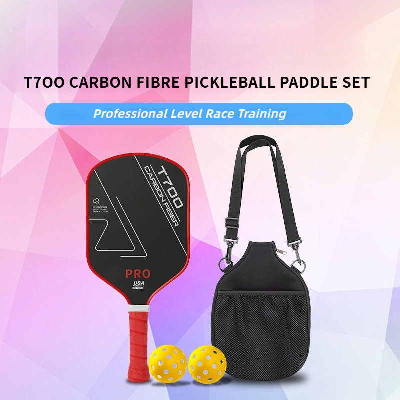 Single Pickleball Paddle Carbon Fiber T700 PRO USAPA Approved ...