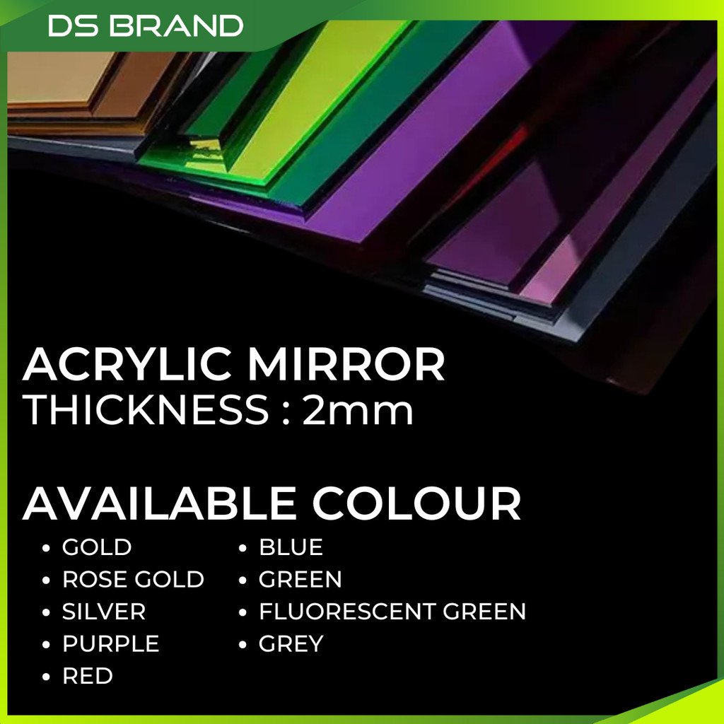 Kepingan Potongan Mengikut Saiz Akrilik / Acrylic Sheet Smooth Finish ...