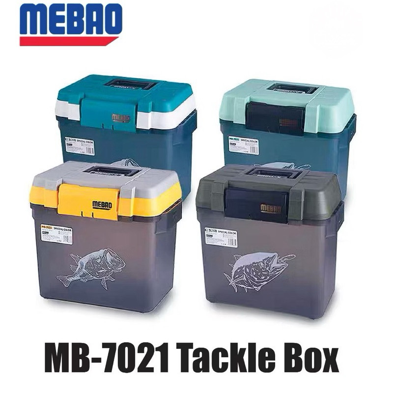 MEBAO FISHING TACKLE BOX MB-7021 DOUBLE LAYER MULTIFUNCTION STORAGE BOX ...