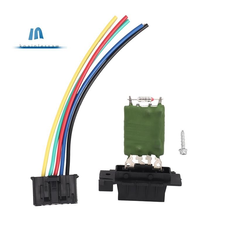 Heater Motor Blower Fan Resistor With Wiring Repair Plug Harness for