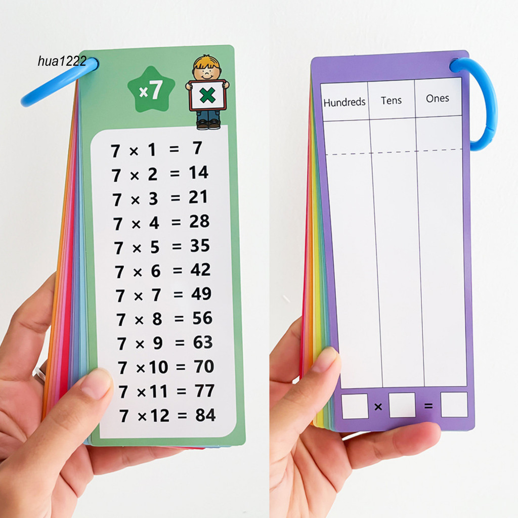 HUA_ Preschool Learning Flashcard Educational Flash Cards Math Flash ...