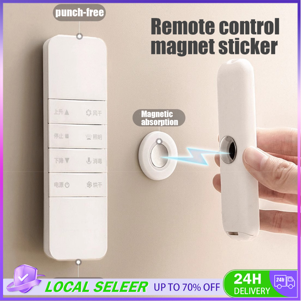 5Sets Magnet Hook Home Organizer Punch-free Anti-Lost Strong Magnet ...